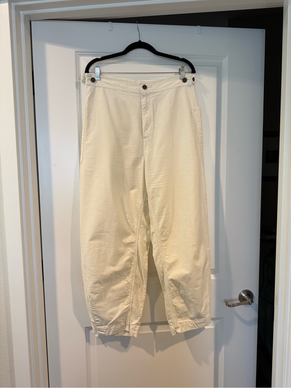 Everlane Fatigue Cream Barrel Pants